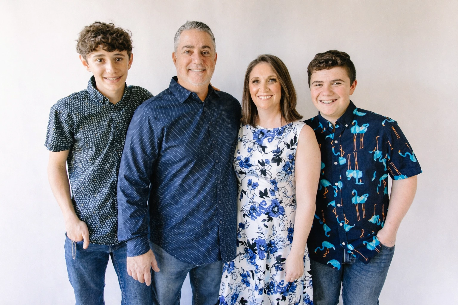 Skinnier family photo